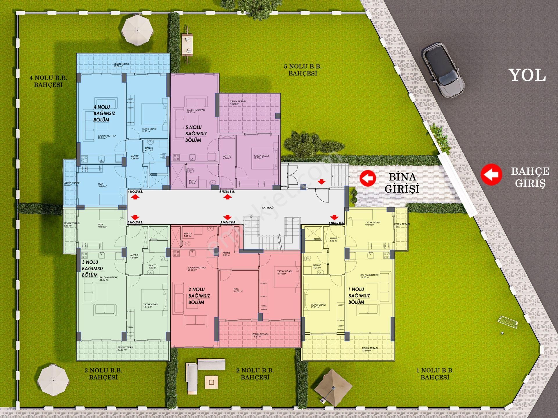 Uytundan Akçay-güre Arası Devasa Geniş Bahçeli Projede Lüx 2+1 - Görsel 29