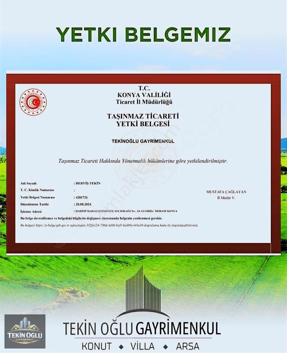 Akören Merkez'e Yakın 3.271 M² Müstakil Tarla Yola Sıfır - Görsel 11