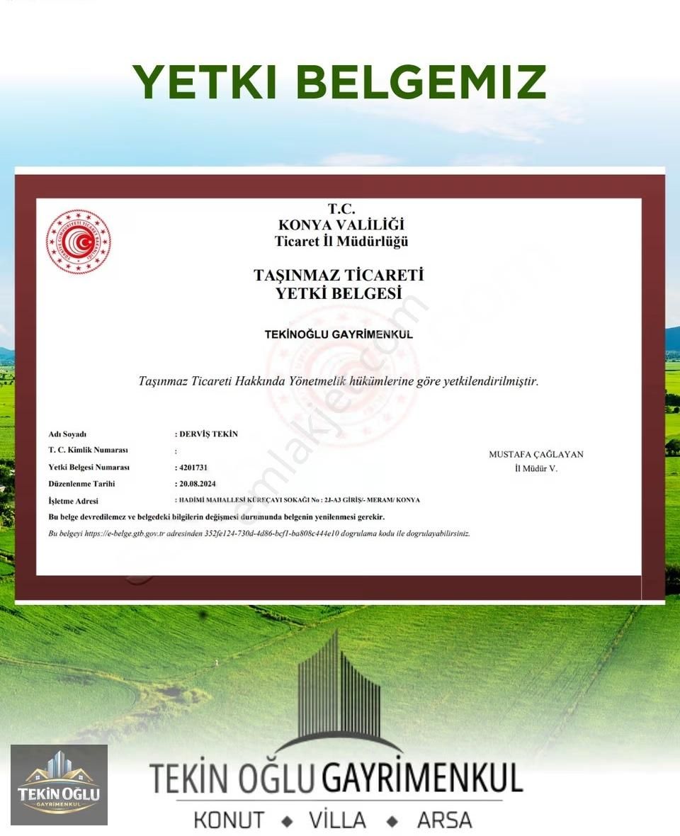 Akören Tülce'de Dere Dibi Eşsiz Mükemmel 3.576 M² Müstakil Tarla - Görsel 8