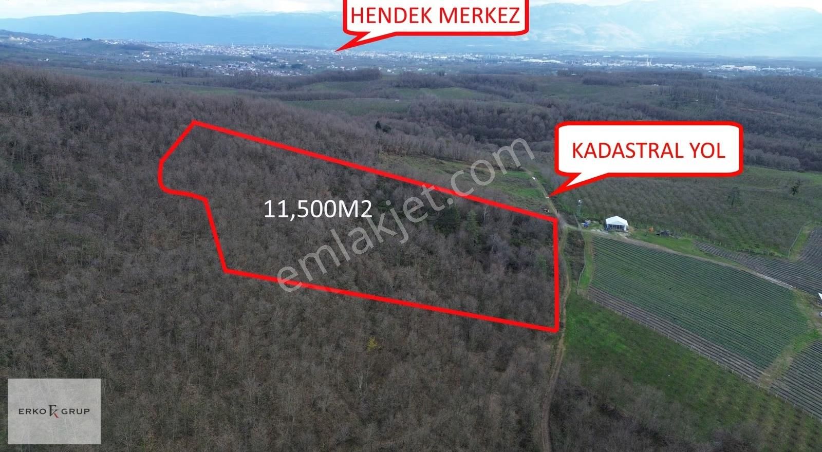 Erko Grup Gayrimenkulden Hendek Şeyhler Mh Satılık Tarla. - Görsel 19