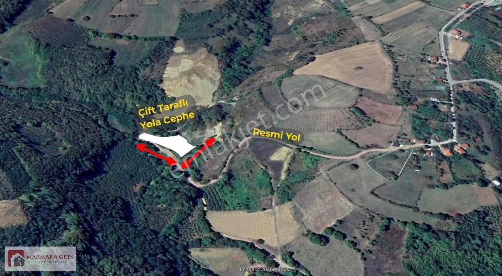 Marmara Gets - İzmit Zeytinburnu Mh. Satılık Resmi Yollu Tarla - Görsel 10