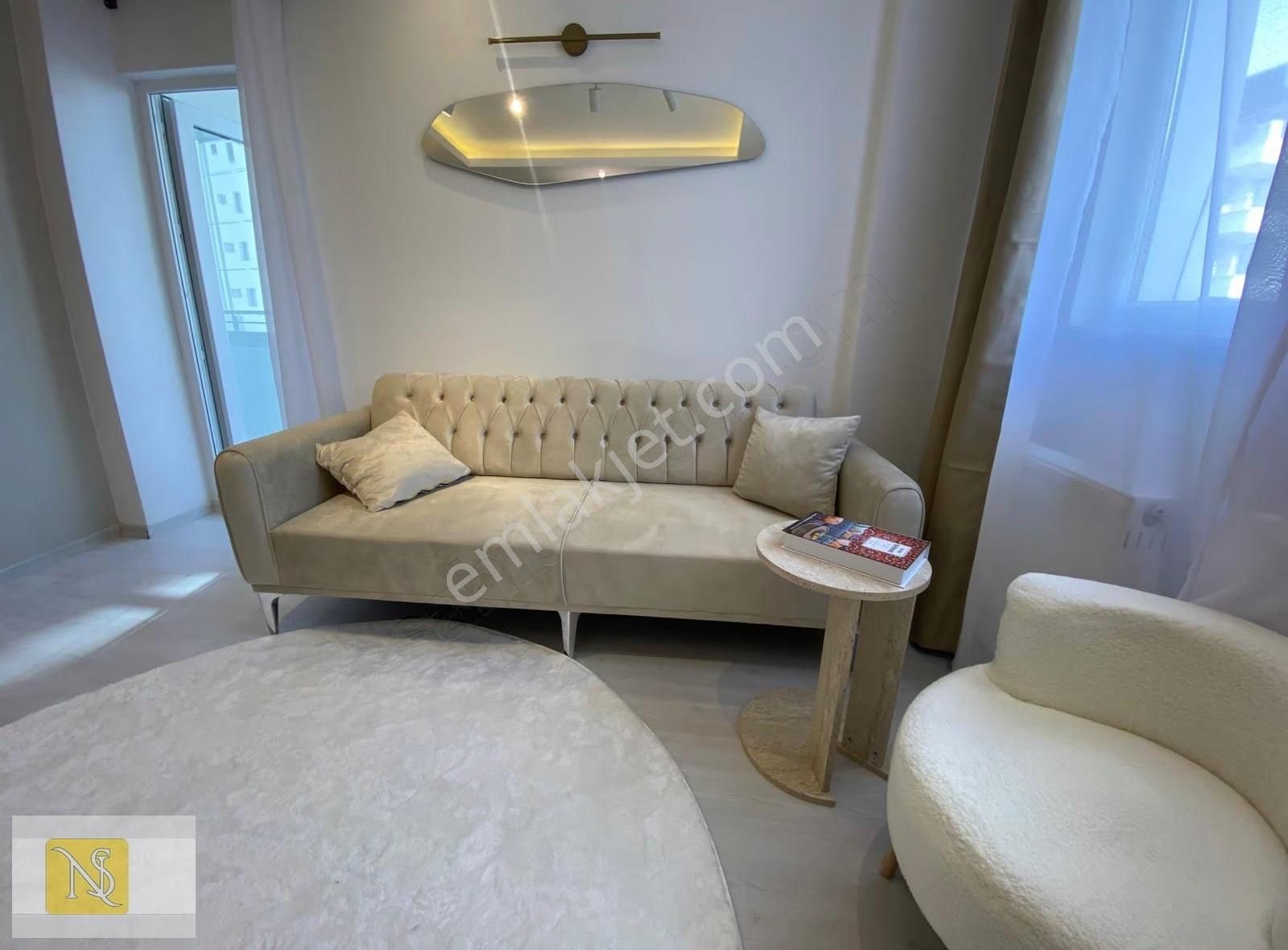 Nşgayrimenkul'den Cam Balkonu Ve Kombisi Takılı Eşyalı 1+1 Daire - Görsel 19