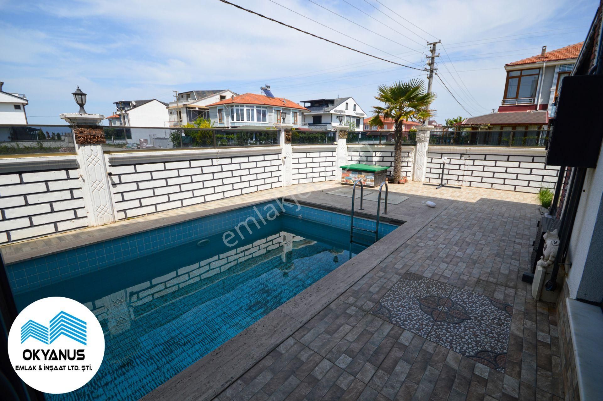 Kocaali Sahilde Müstakil Havuzlu Bahçeli Jakuzili Şık Villa Okyanustan - Görsel 34