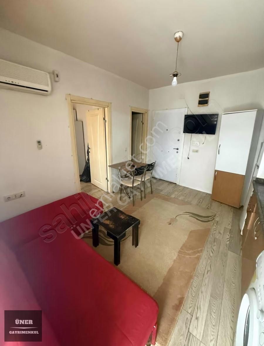 *üner* Çiftlikköy'de Eşyalı Satılık Teraslı 1+1 Daire