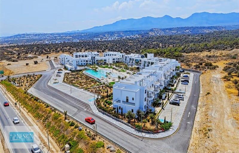 Kuzey Kıbrıs Girne Esentepe Sunvalley'de Muhteşem Bahçeli Stüdyo