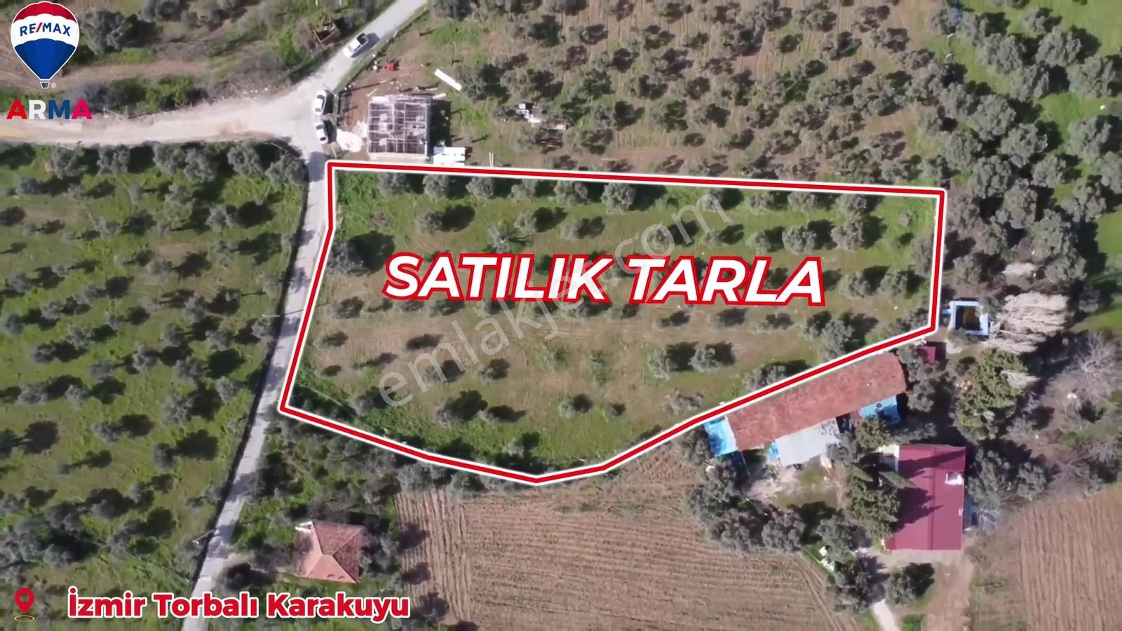 Torbalı Karakuyu'da Satılık Zeytınlık Tek Tapu