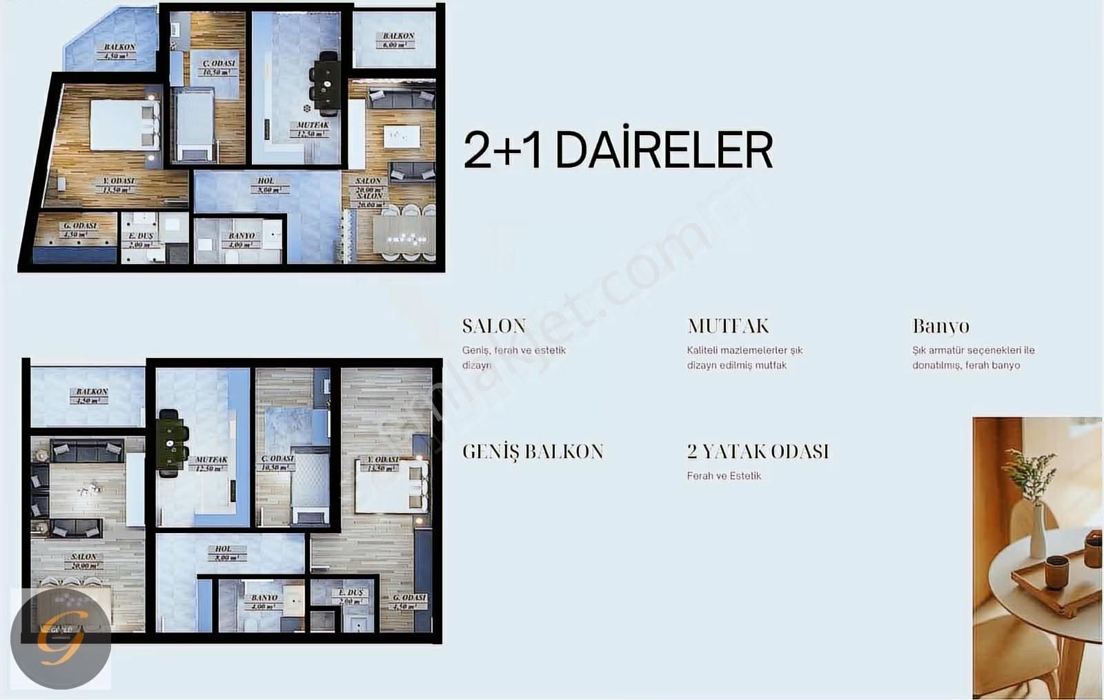 Kozluca Bulvarında Satılık Lüx Anahtar Teslim Daire