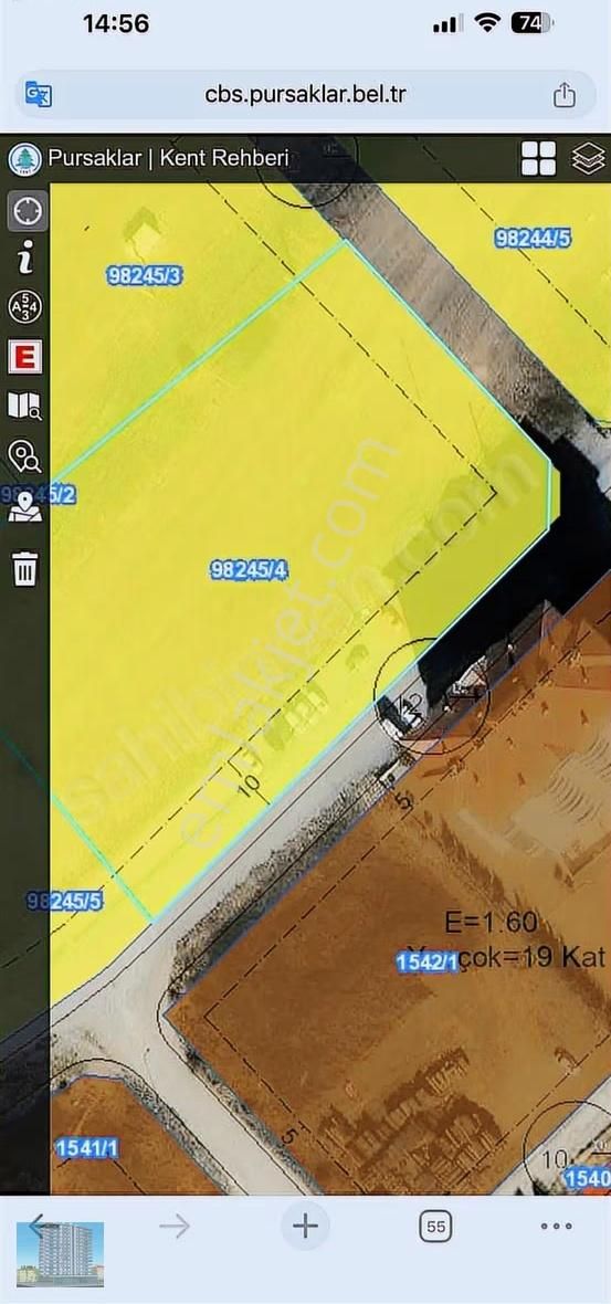 330 M2 Hisse İmarlı Çok Katlı Site Arsası - Görsel 4