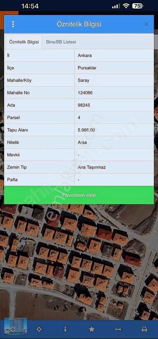 330 M2 Hisse İmarlı Çok Katlı Site Arsası - Görsel 3
