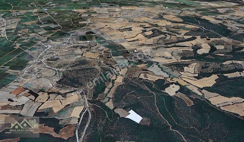 Çanakkale Biga Hacıköyde Yatırımlık Fırsat 8 Dönüm Satılık Tarla