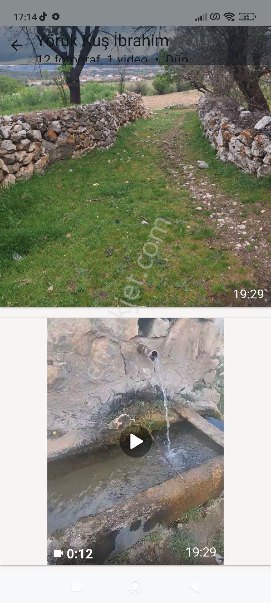 Satılık Tarla Ve Çeşme Dâhil Köy İçi 4 Parça Hepsi Tapulu - Görsel 2