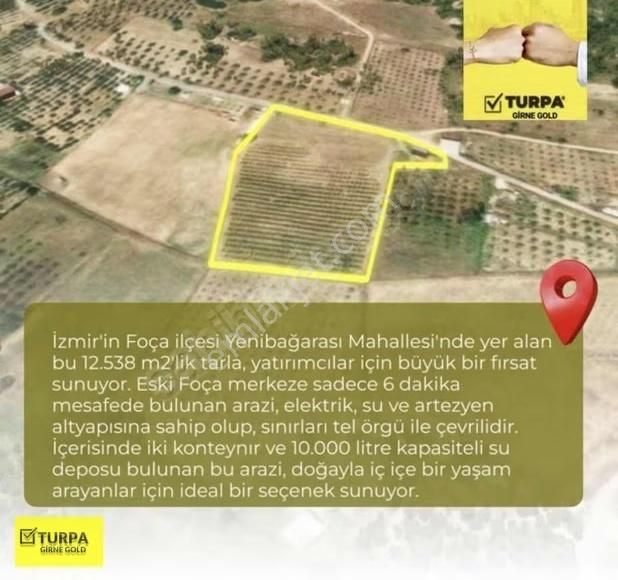 Foça Bağarası Elektrik Su Mevcut - Görsel 3