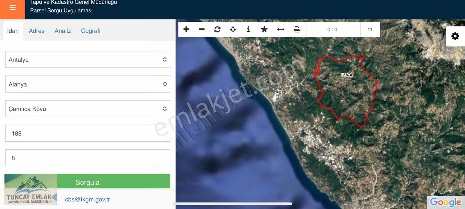 Camlıca Köyü Muhteşem Dağ Manzaralı