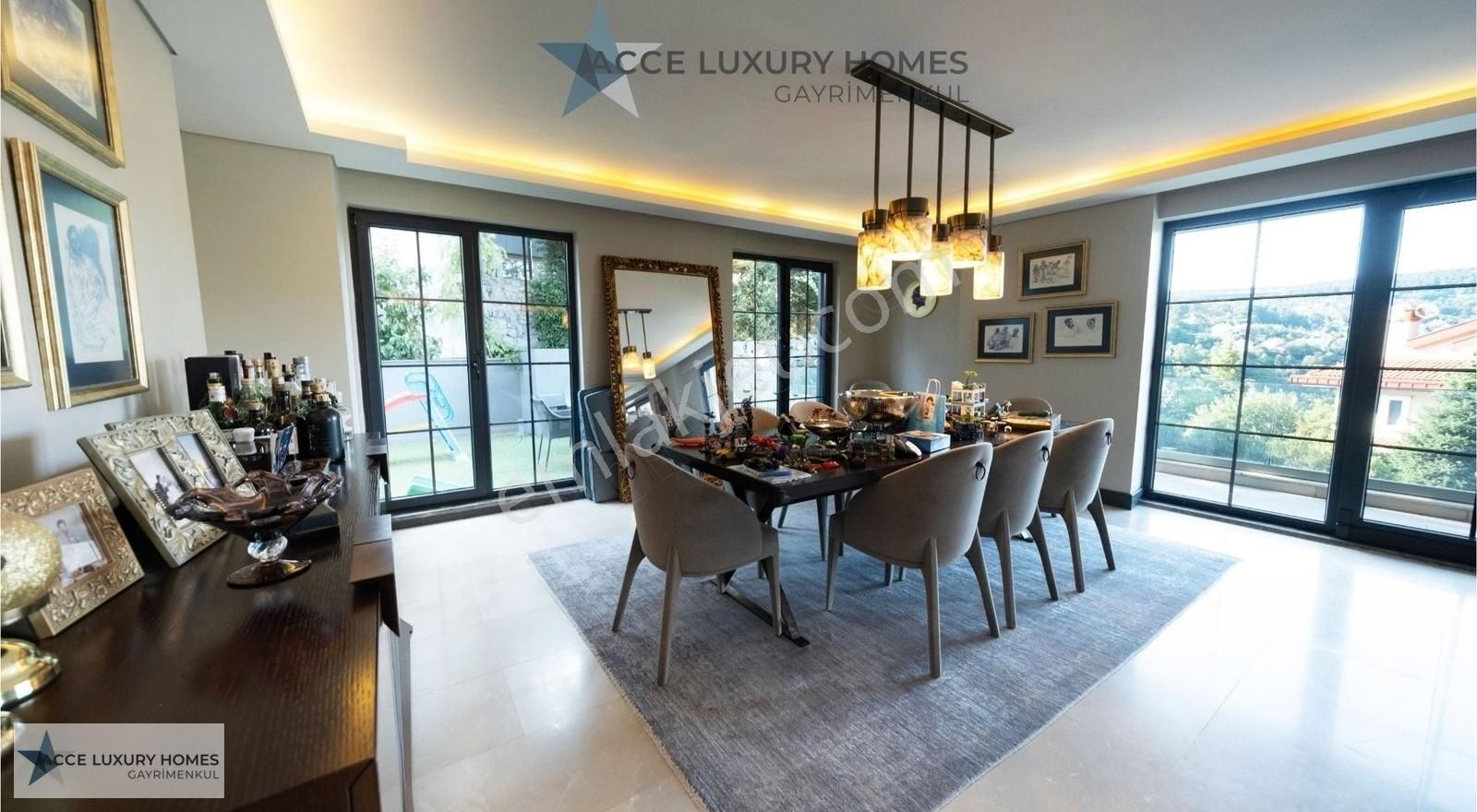 Acceden Tek Yetkili Modern Dekorasyonlu Satılık Villa - Görsel 3