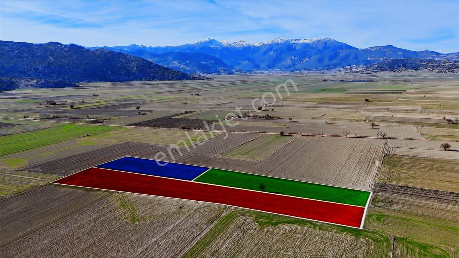 Burdur Bucak Karaaliler 7842 M2 Satılık Tek Tapu Tarla - Görsel 3