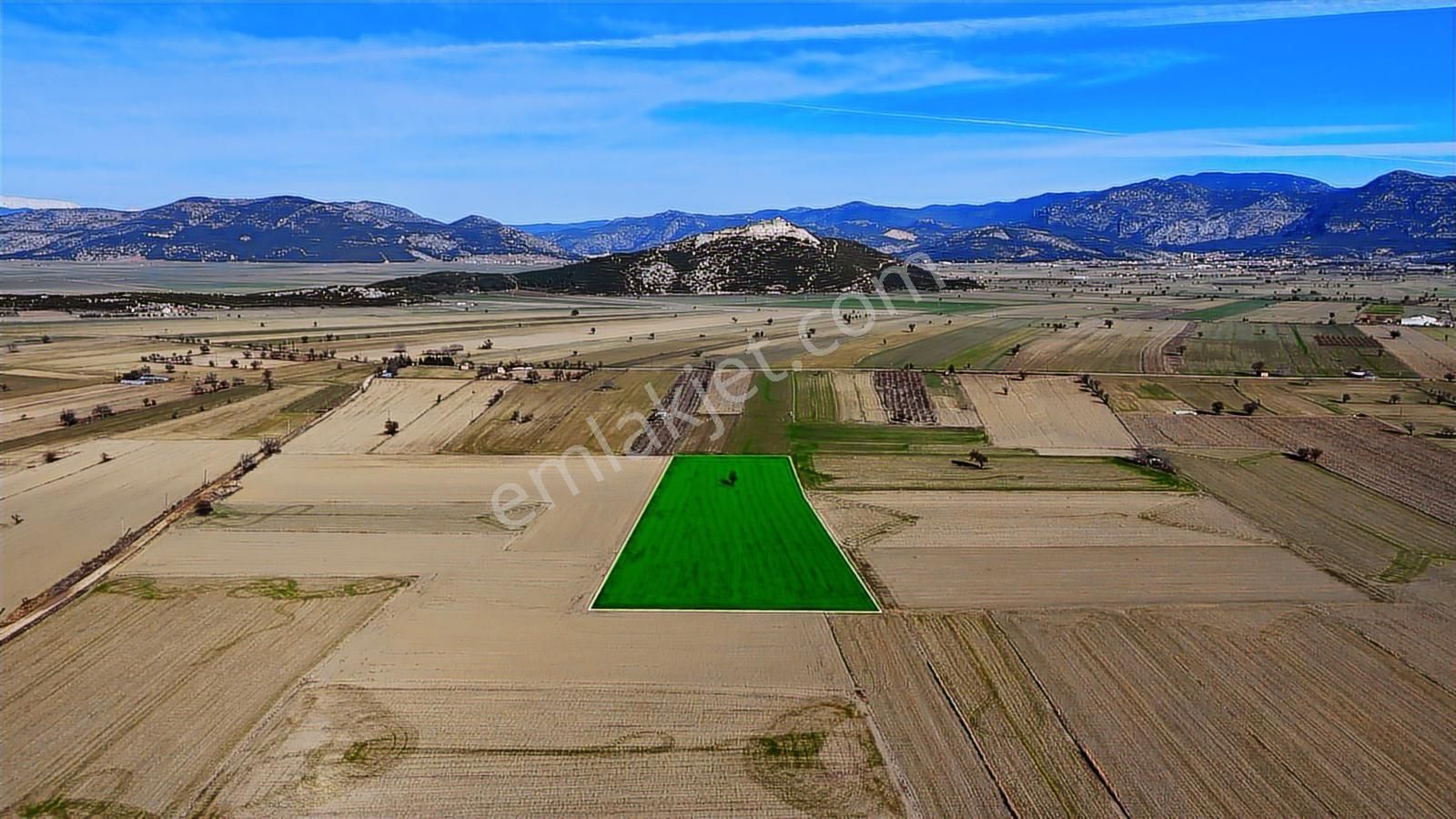 Burdur Bucak Karaaliler 7842 M2 Satılık Tek Tapu Tarla - Görsel 9