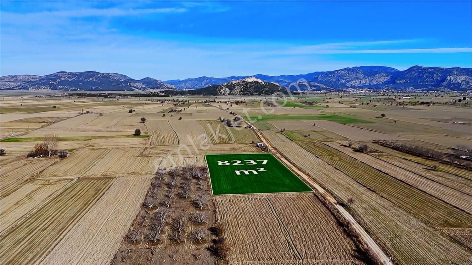 Burdur Bucak Karaaliler Köyü^nde 8237 M2 Satılık Tek Tapu Tarla - Görsel 16