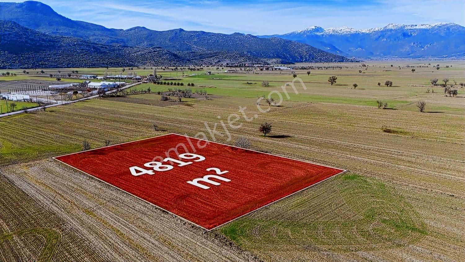 Burdur Bucak Karaaliler Köyü'nde 4.819 M2 Satılık Tek Tapu Tarla - Görsel 18