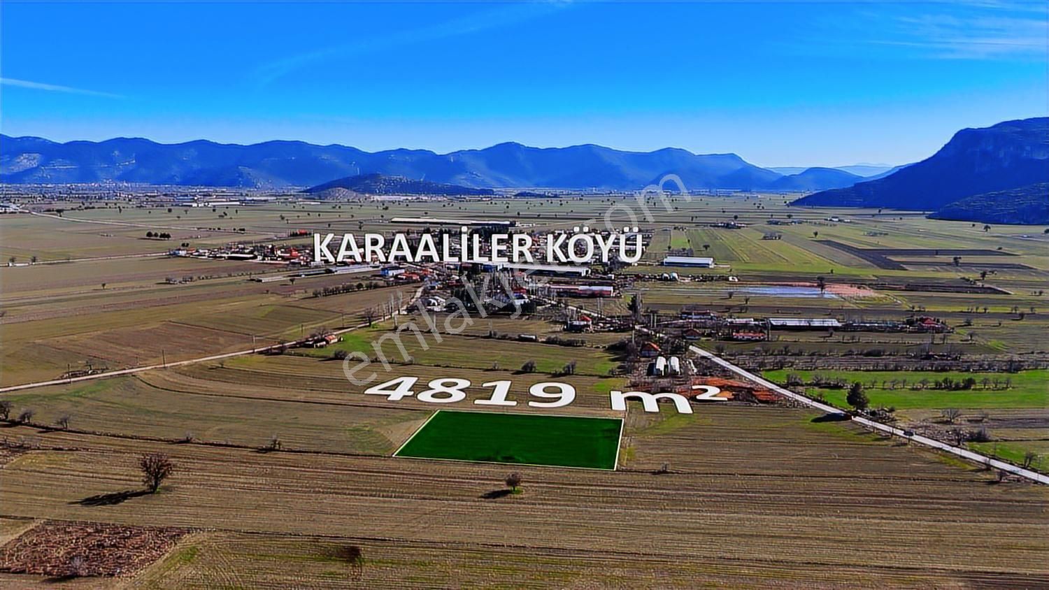 Burdur Bucak Karaaliler Köyü'nde 4.819 M2 Satılık Tek Tapu Tarla - Görsel 5
