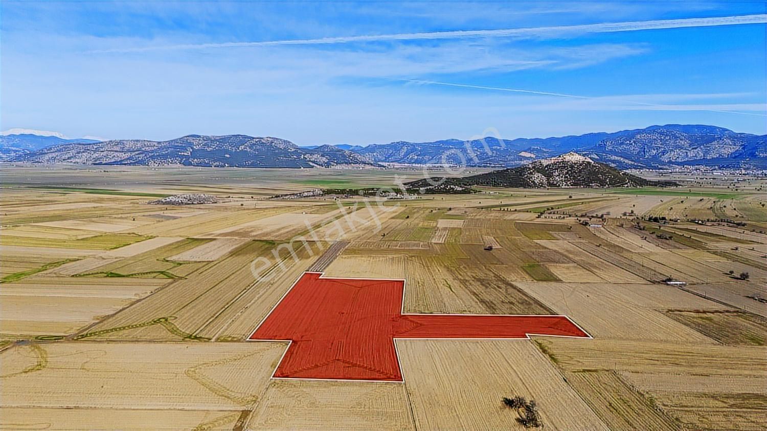 Burdur Bucak Karaaliler 28624 M2 Satılık Tek Tapu Tarla - Görsel 9