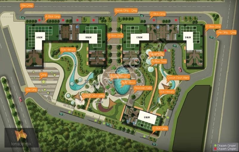 Terrace Mix'de 1+0 Eşyalı Peyzaj Cephe Satılık Daire - Görsel 24