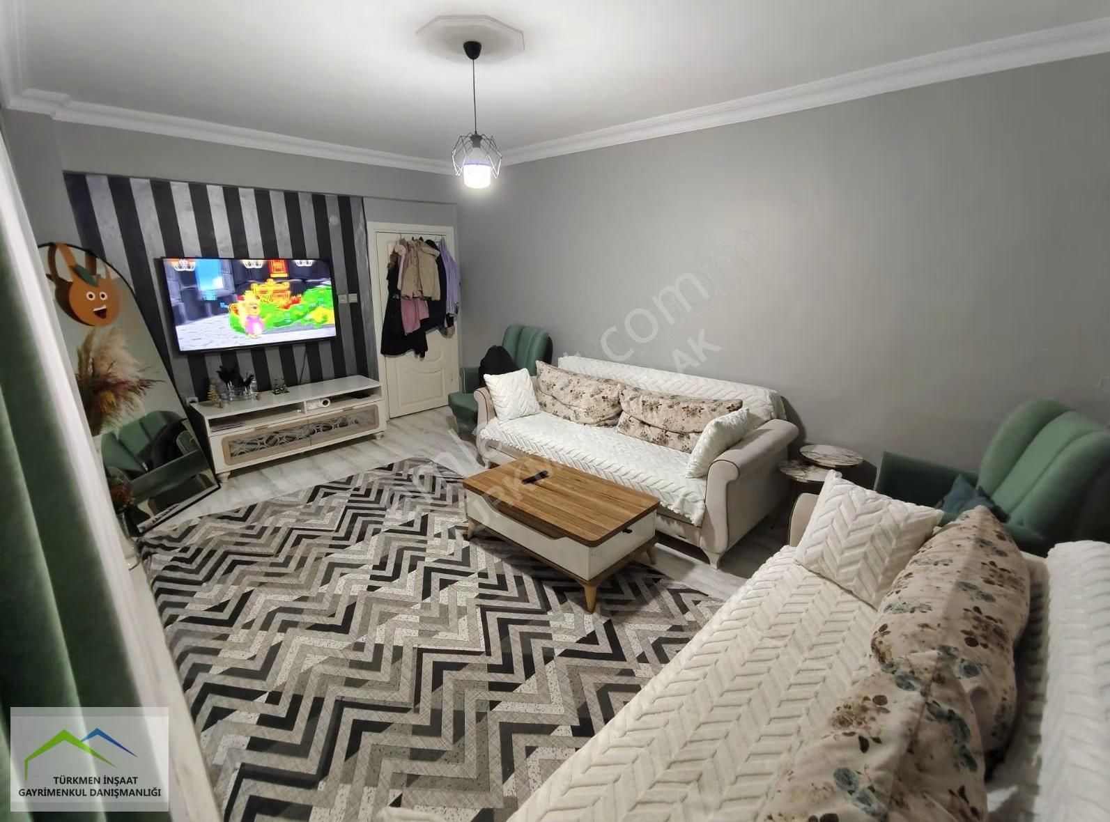 Türkmen Emlak'tan Gazi Mah. Satılık Masrafsız 2+1 Bahçe Katı