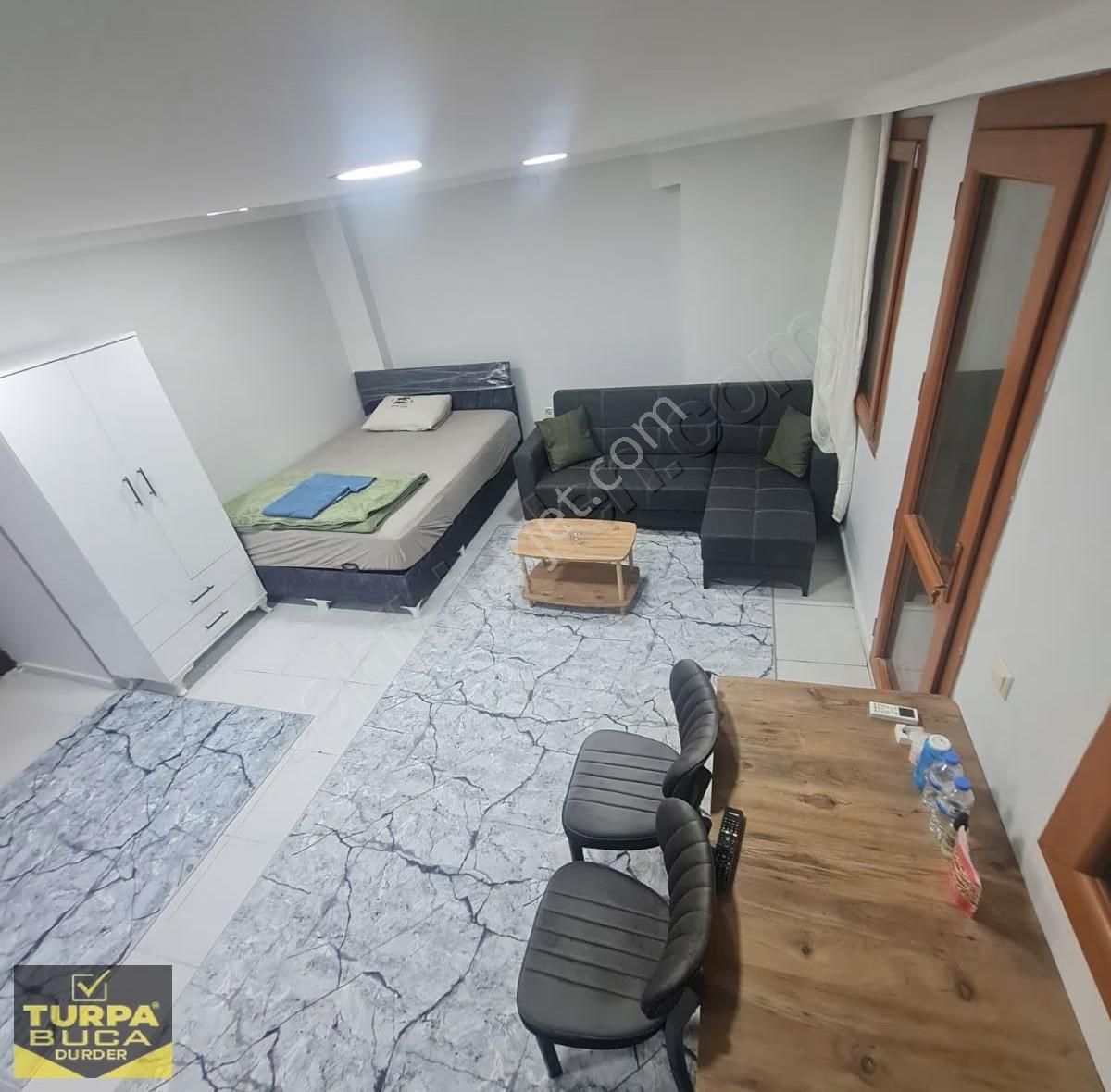 Turpa'dan 1+0 Eşyalı-ufuk Pazar Yeri-sıfır Lüks Eşyalı Balkonlu - Görsel 23