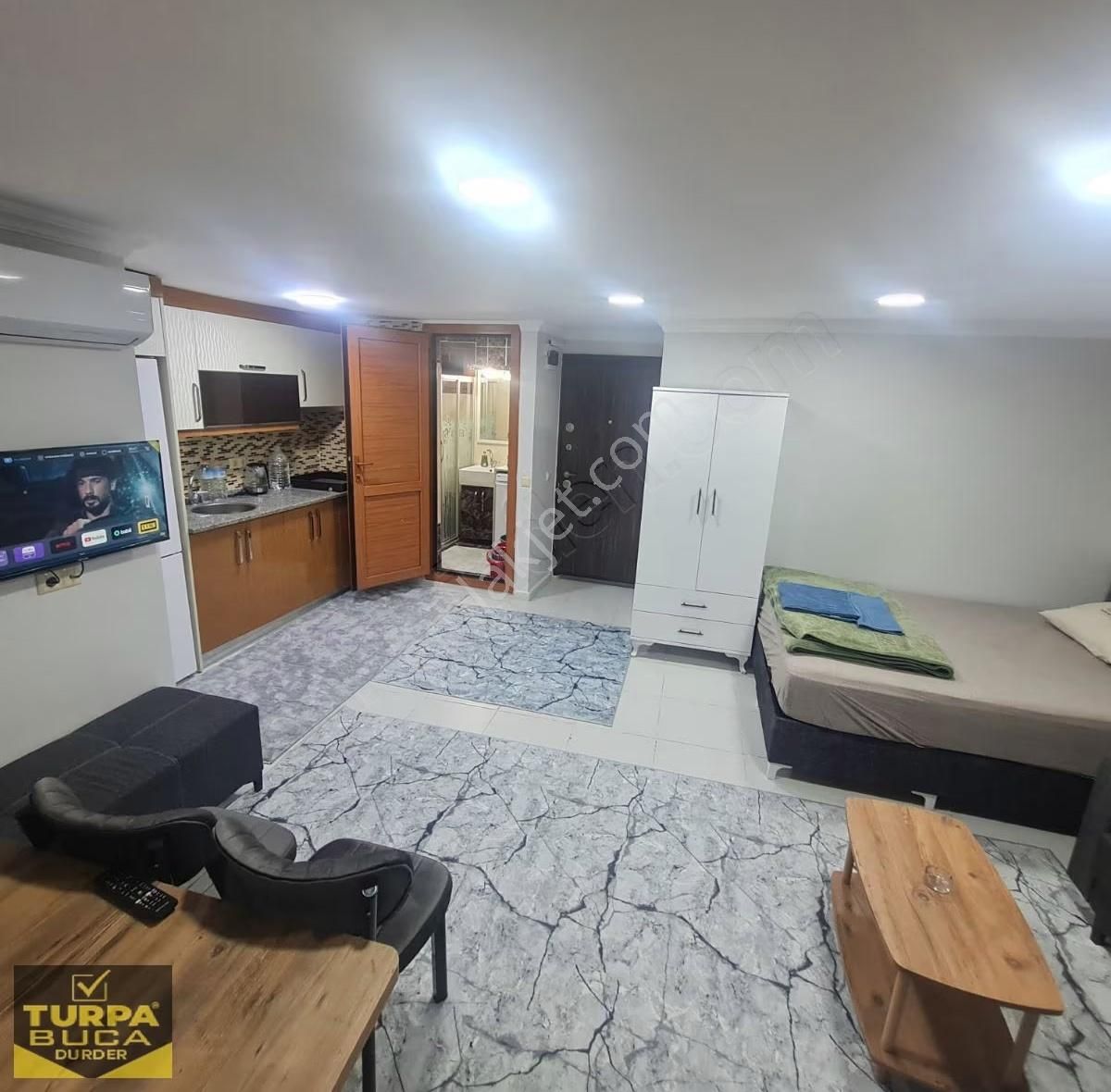 Turpa'dan 1+0 Eşyalı-ufuk Pazar Yeri-sıfır Lüks Eşyalı Balkonlu - Görsel 15