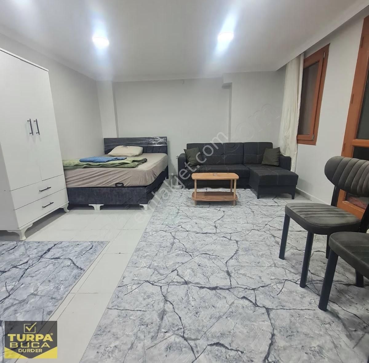 Turpa'dan 1+0 Eşyalı-ufuk Pazar Yeri-sıfır Lüks Eşyalı Balkonlu - Görsel 2