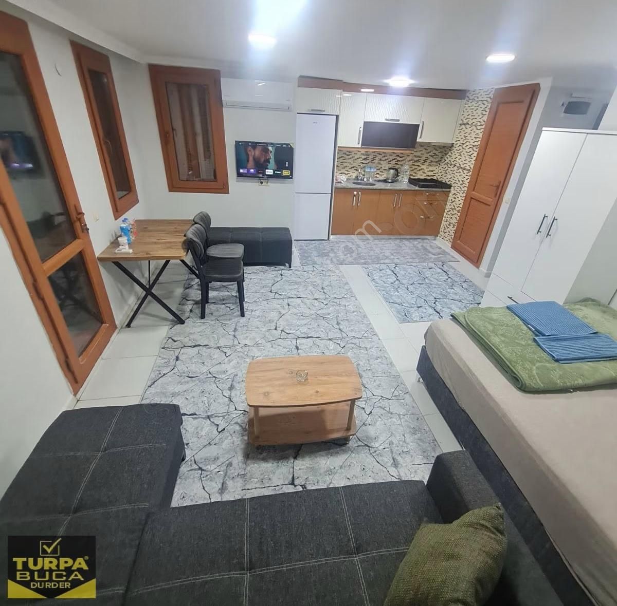 Turpa'dan 1+0 Eşyalı-ufuk Pazar Yeri-sıfır Lüks Eşyalı Balkonlu - Görsel 22