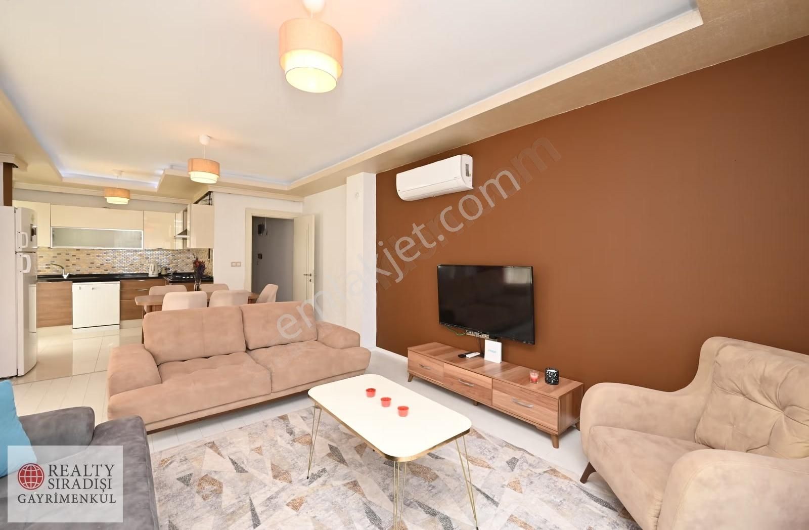 Lara Sahil Bandına 2. Parsel Geniş Eşyalı Arakat 1+1 Daire - Görsel 17