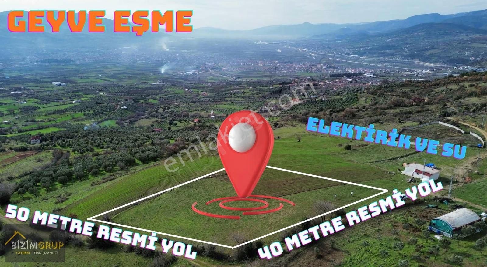 Emsali Olmayan Arazi 360 Derece Manzaralı Geyve Eşme - Görsel 4