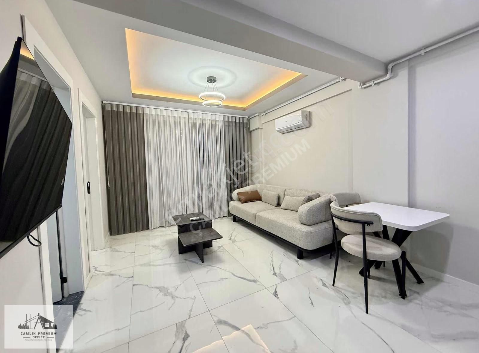 Asmalıevler'de Klimalı Bulaşık Makineli Balkonlu 1+1 Lüks Apart