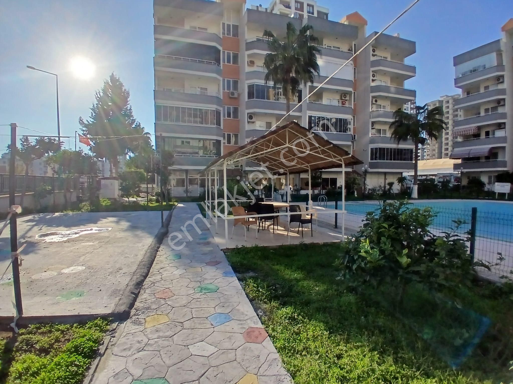 Tece Deniz Mah.de Asansörlü , Havuzlu, Site İçi, Deniz Manz.lı 2+1 Satılık Daire - Görsel 2