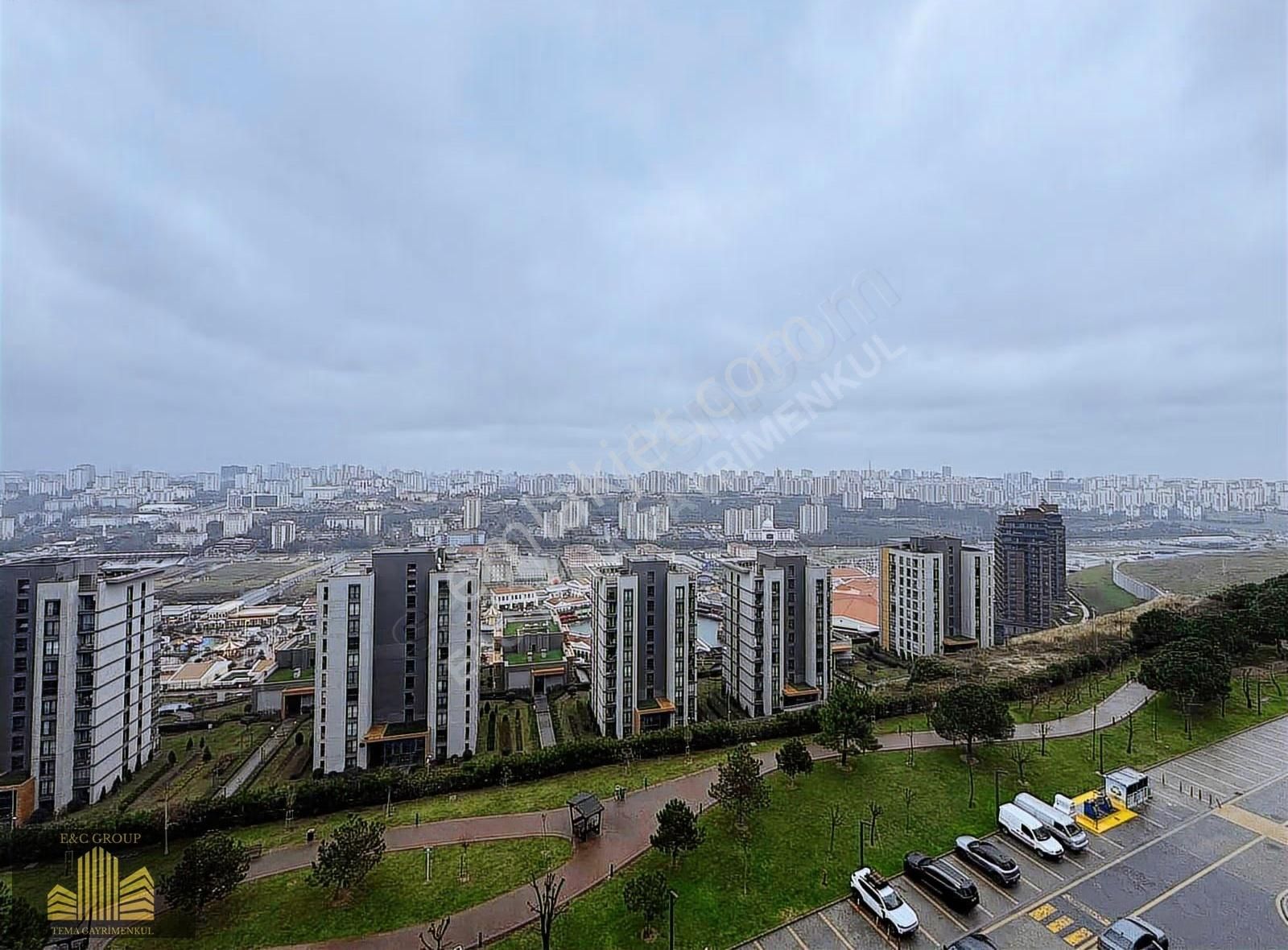 E&c,tema 1da 3+1 | 160 M² Kiralık Boş Daire Tema World Manzaralı