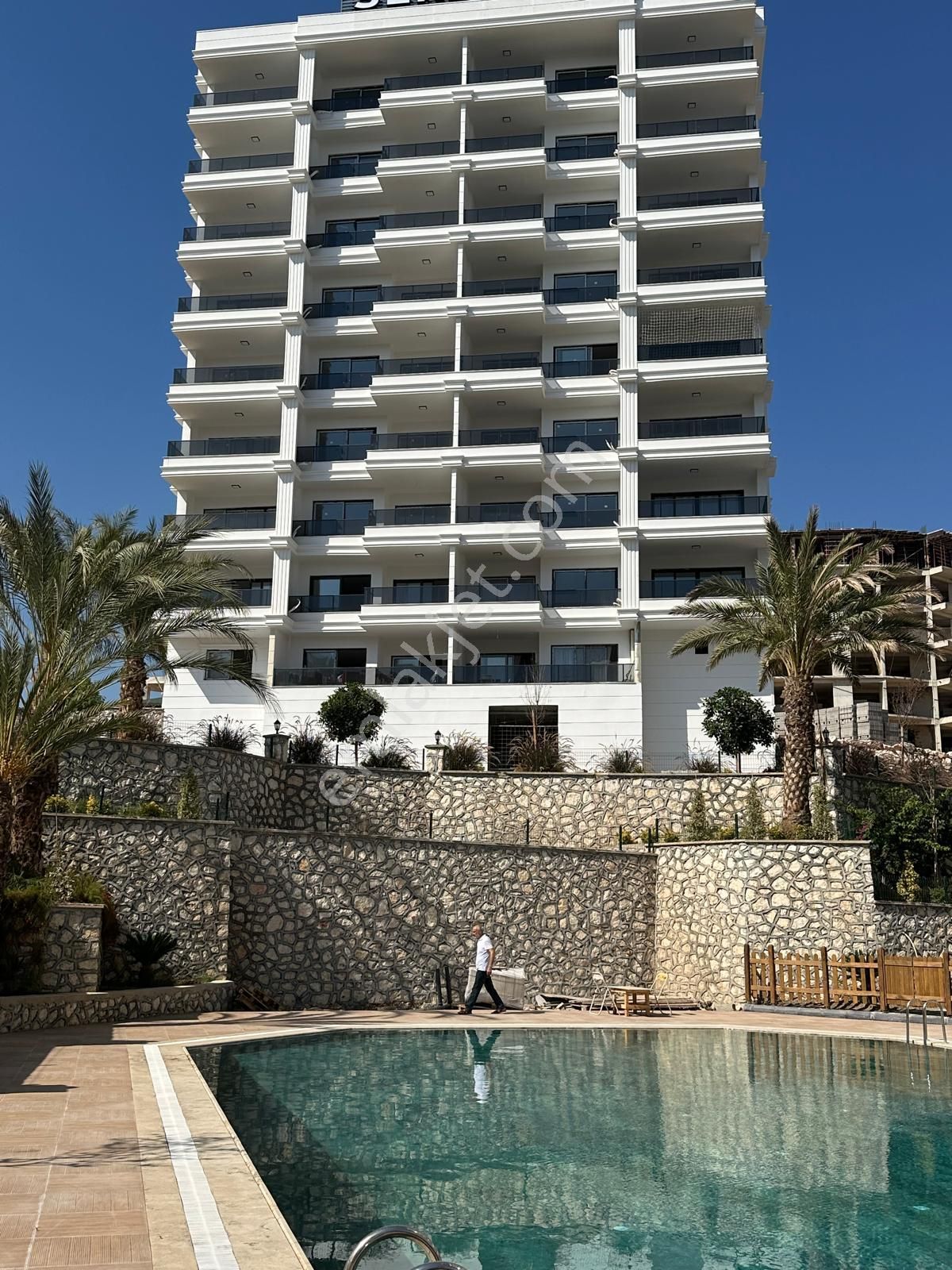 Erdemli Ayaş'ta Sıfır, Deniz Manzaralı 1+1 Site İçi Daire - Görsel 19