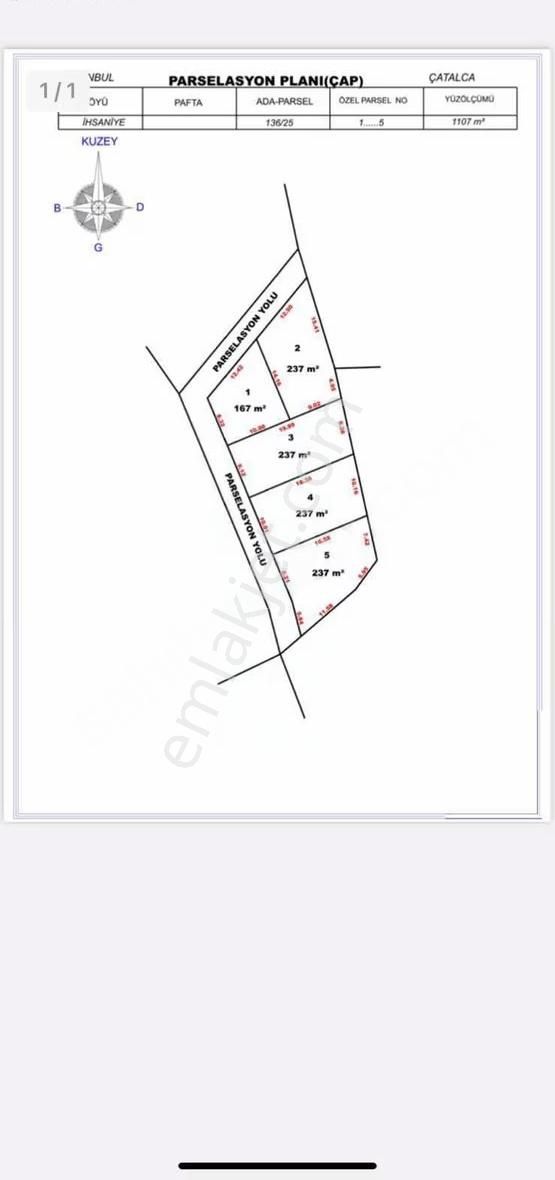 Çatalca İhsaniye'de Satılık 470 Metre Etrafı Çevrili Kelepir - Görsel 4