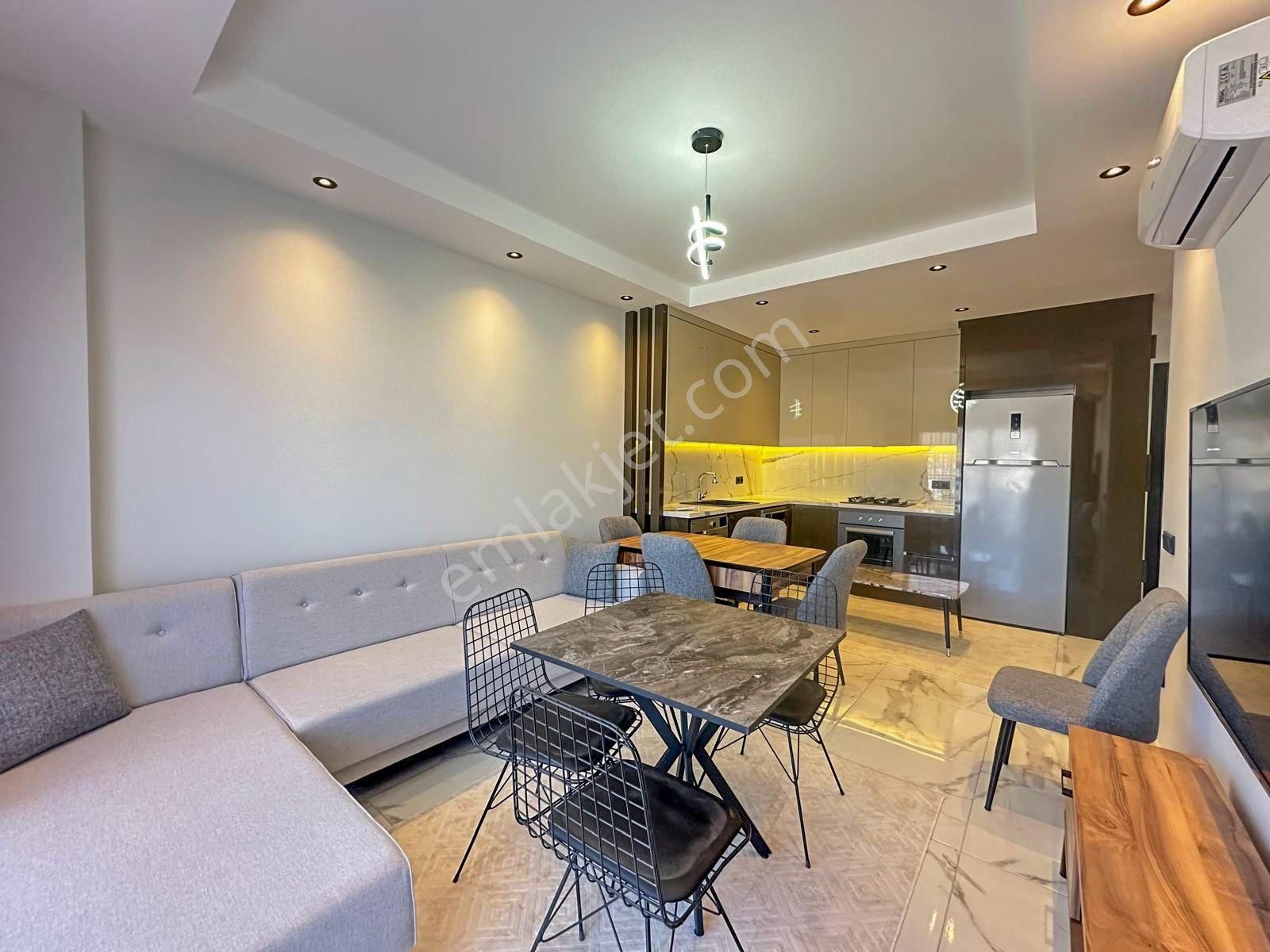 Alanya Oba'da Satılık Lüks Site İçi 1+1 Eşyalı Daire - Görsel 5