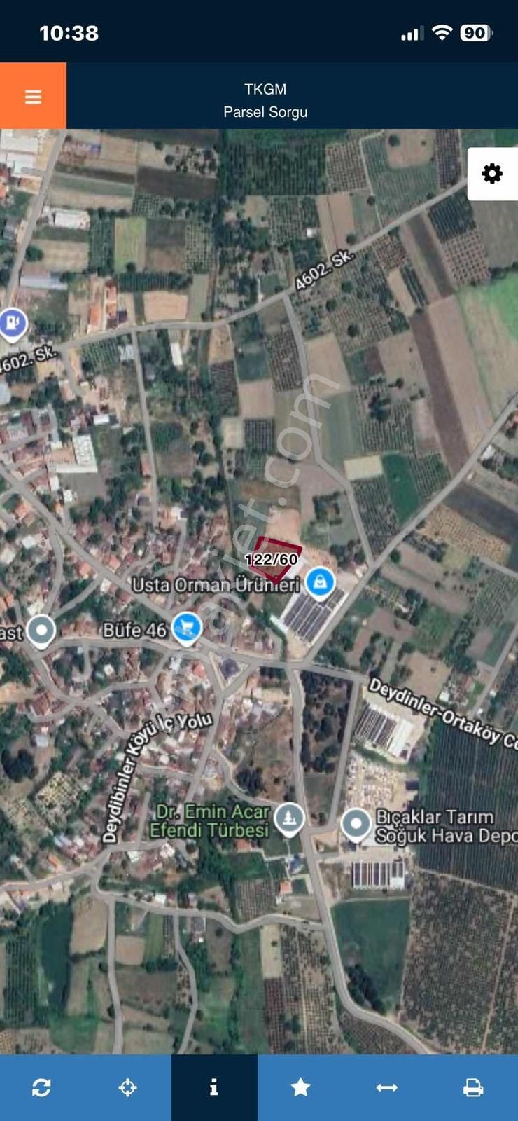 Anka Gayrimenkulden Deydinler Mahallesinde Satılık Arsa