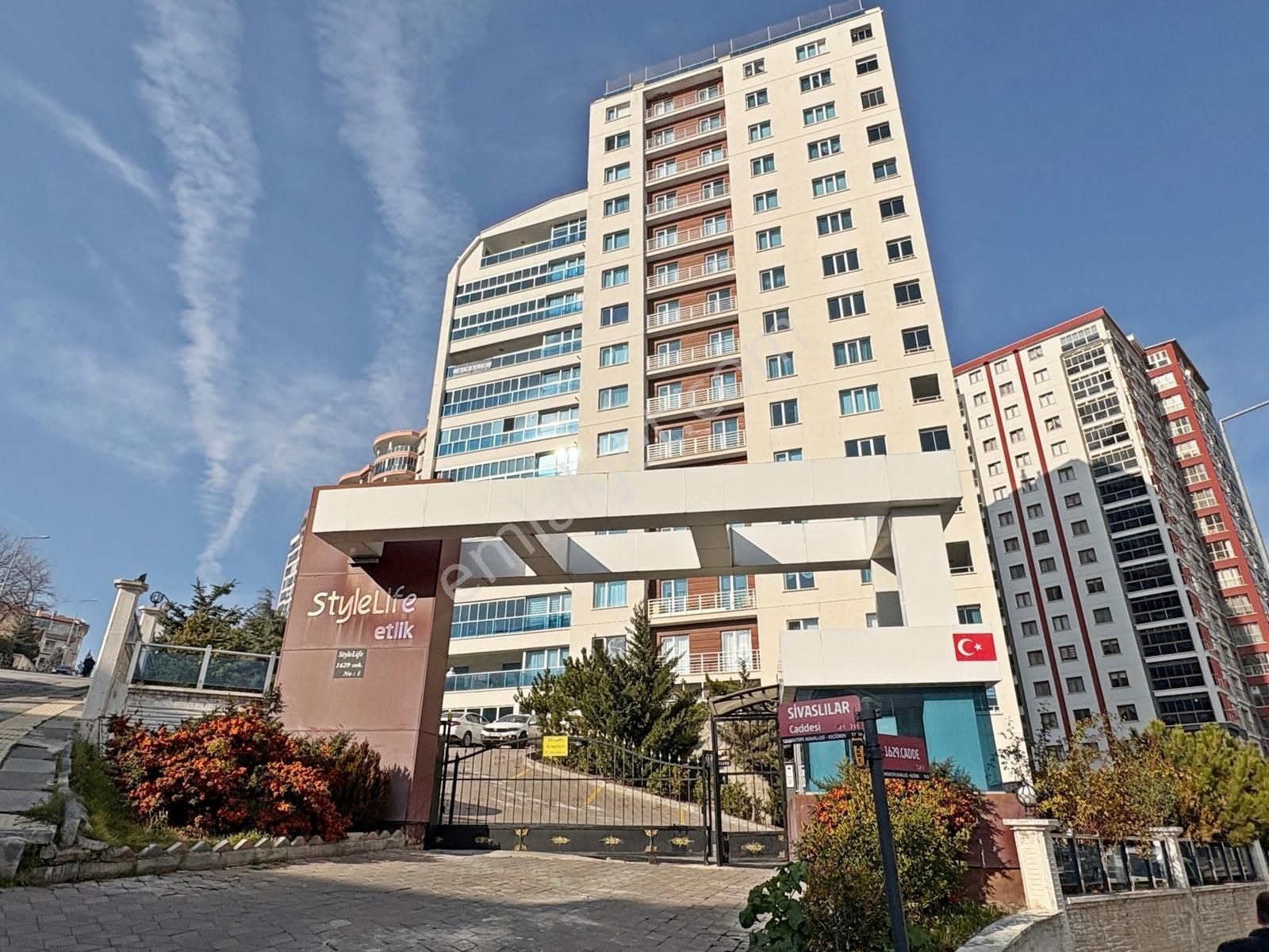 3+1 16.kat Etlik Bulvar Paraleli Geniş Teras Balkonlu Manzaralı