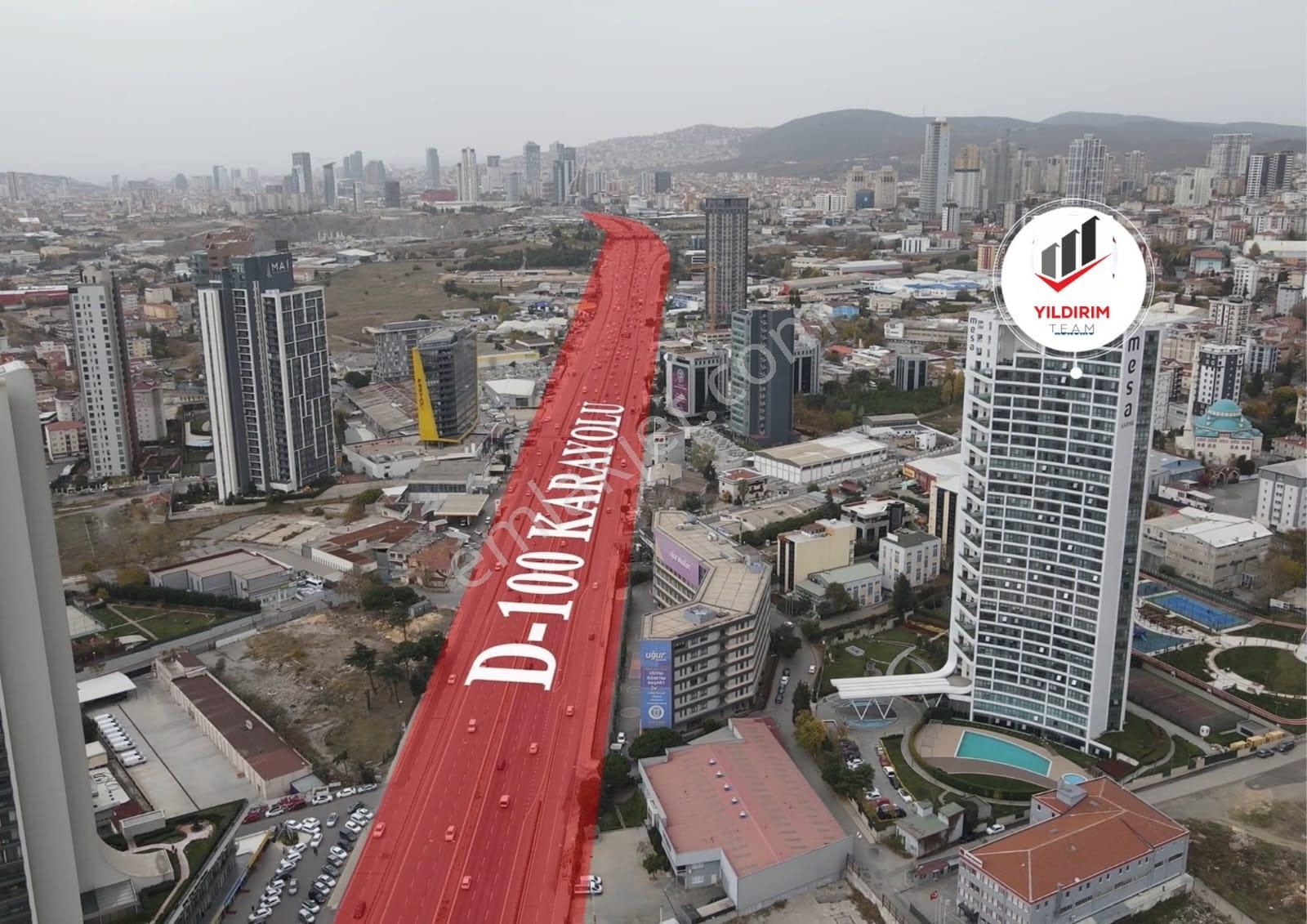 Mesa Kartall'da Peyzaj Manzaralı, Metroya Yakın 1+1 Kiralık - Görsel 34