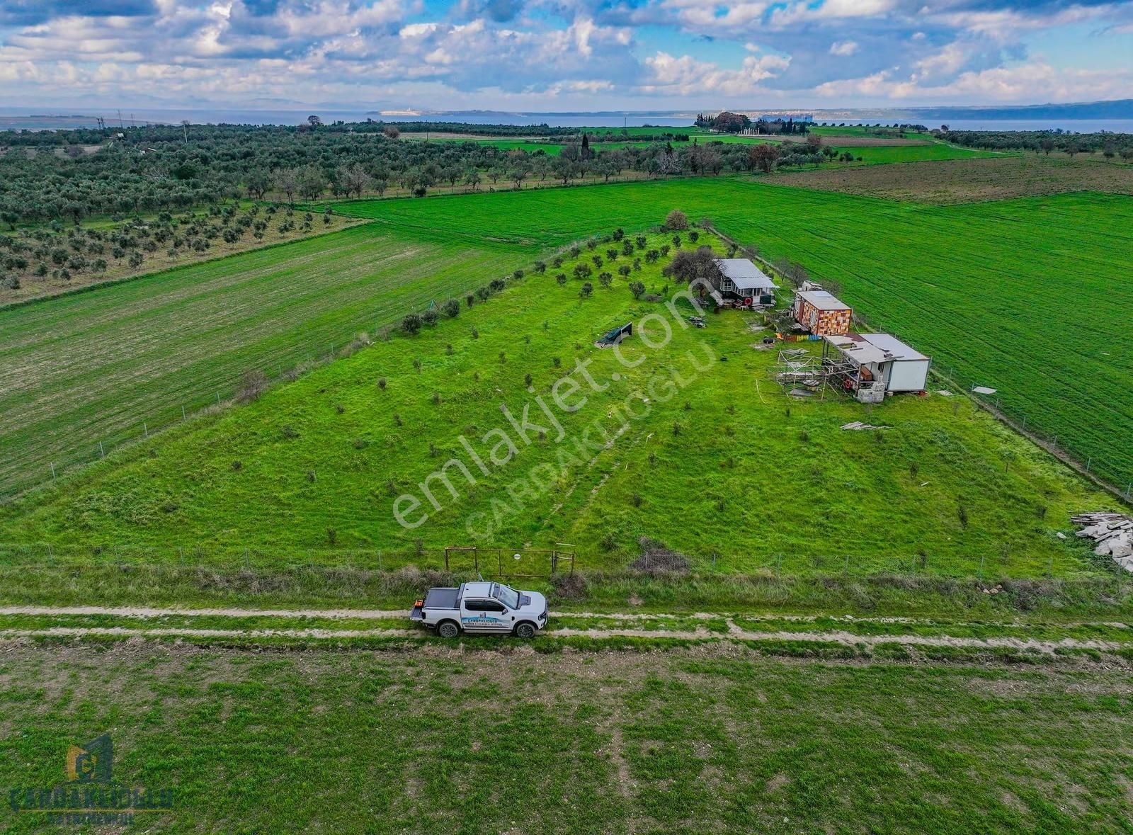 Çanakkale Kumkale İçerisinde Zeytinlik Ve Konteynır Olan Tarla - Görsel 15