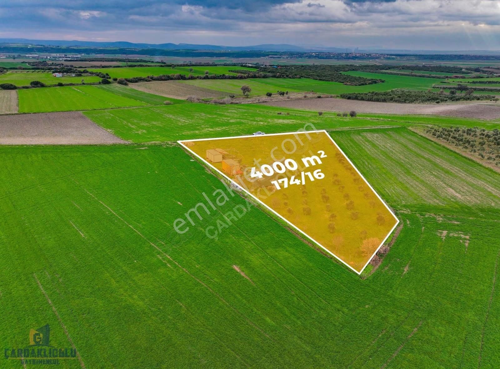 Çanakkale Kumkale İçerisinde Zeytinlik Ve Konteynır Olan Tarla