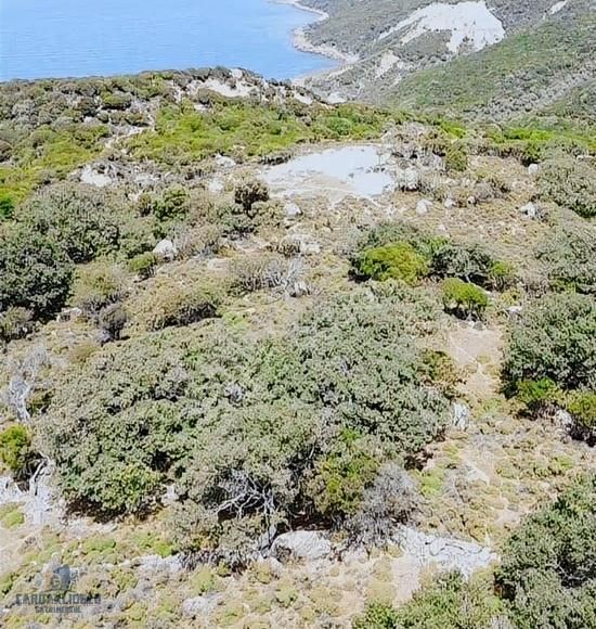 Çanakkalegökçeada Tepeköyde Satılık Muhtesem Manzaralı Tarla