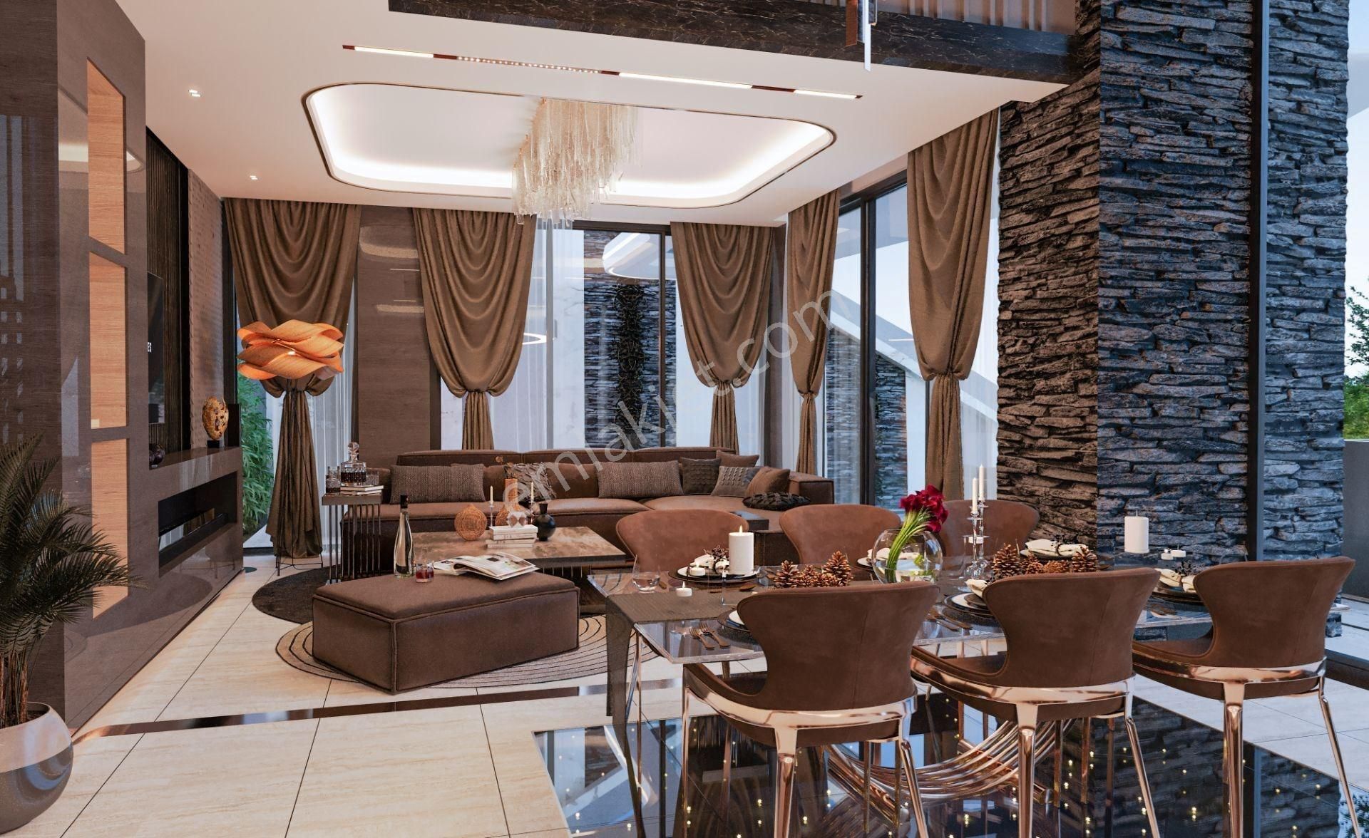 Alanya Kestel’de Satılık Ultra Lüks 7+1 Villa – Tam Deniz Manzaralı, Özel Tasarım! - Görsel 5