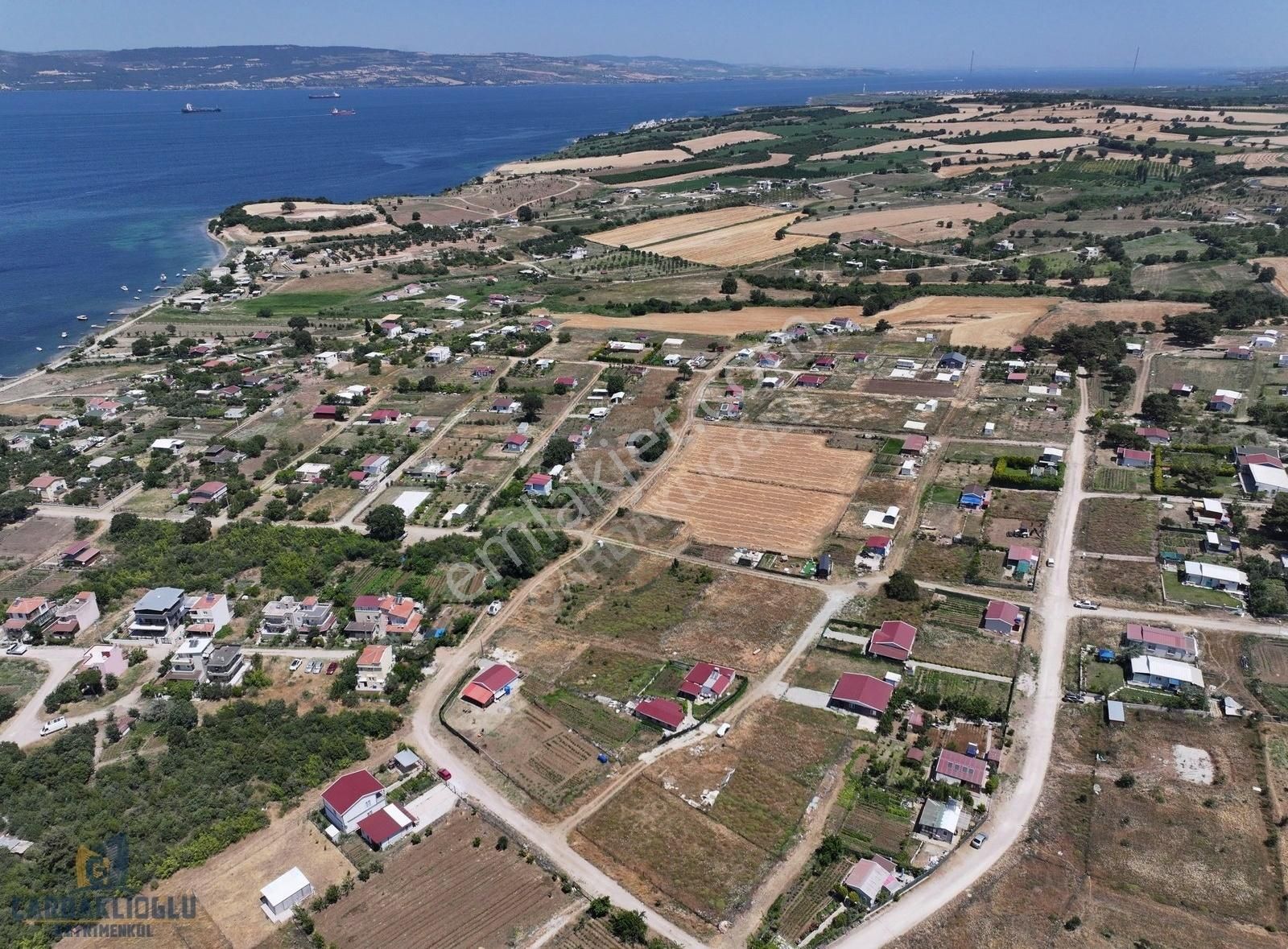 Çanakkale Merkez Yapıldak Saltık Mahallesi Boğaz Manzaralı Arsa - Görsel 2