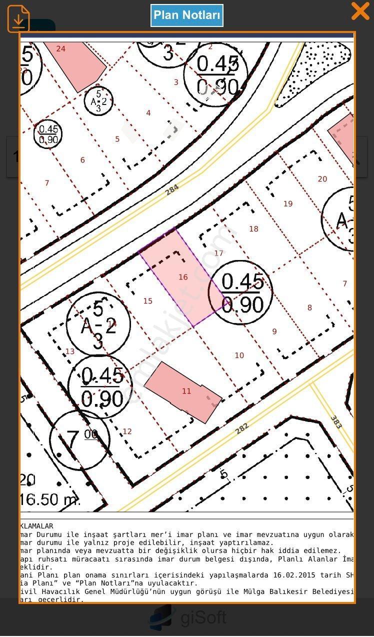 Mir'den Balıkesir/gop Güzel Konumda 222.00m2. 3 Kata İmarlı Arsa - Görsel 10