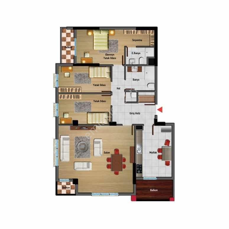 Turyap'tan Tek Yetkili Tuzla Konakları-2'de 153 M2 Geniş 3+1 - Görsel 18