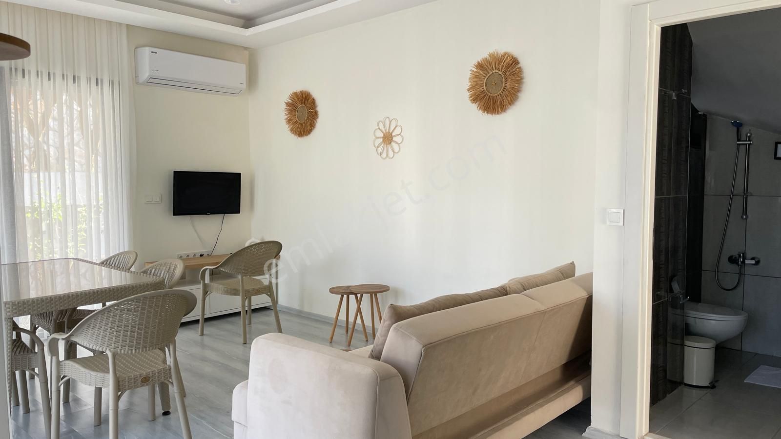 Datça Merkezde Kiralık 2+1 Deniz Manzaralı 85 M2 İkiz Villa - Görsel 6