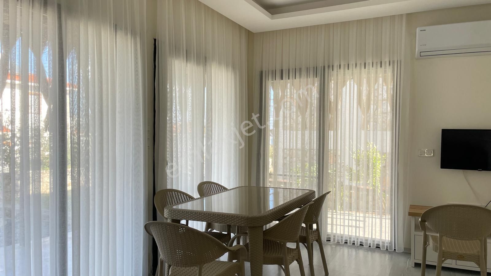 Datça Merkezde Kiralık 2+1 Deniz Manzaralı 85 M2 İkiz Villa - Görsel 4